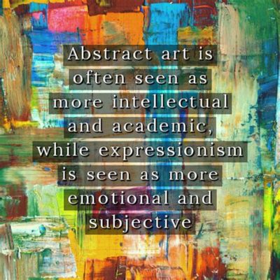 Which are characteristics of abstract art? And how do they diverge from traditional representations in visual storytelling?