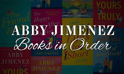 Do You Need to Read Abby Jimenez Books in Order? A Detailed Discussion