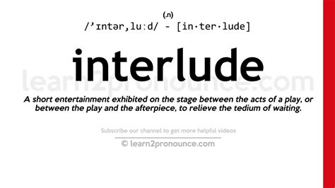 Interlude Meaning Music: A Dive into the Enigmatic Harmony