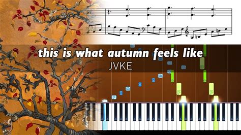 this is what autumn feels like sheet music: The symphony of colors and emotions that autumn evokes in our souls.